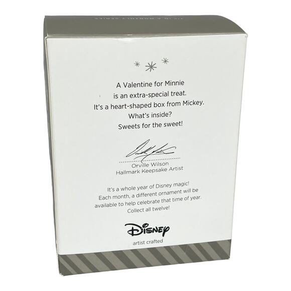 Hallmark Disney MINNIE MOUSE ORNAMENT Sweets For The Sweet Valentines Day Boxed - Picture 6 of 7
